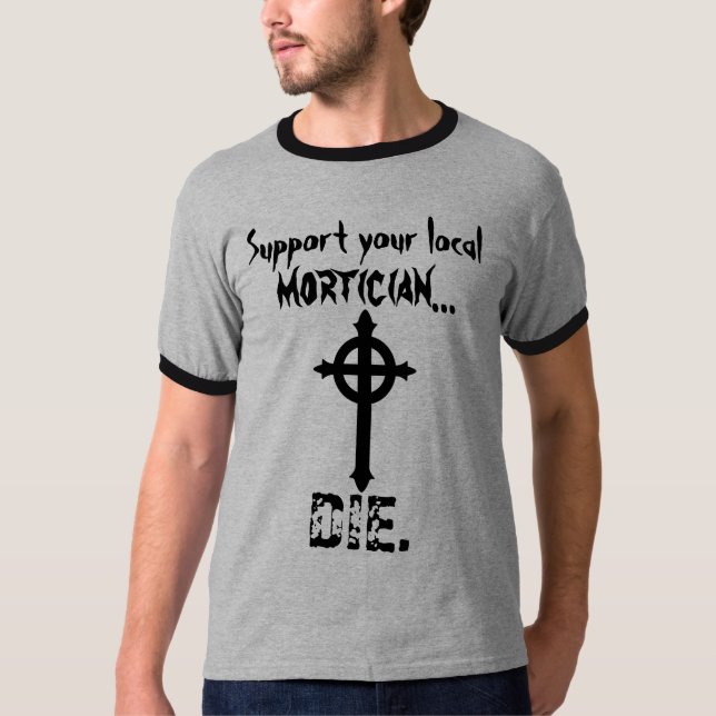 Stötta din Mortician Tee (Framsida)