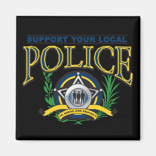 Stötta din närpolis magnet