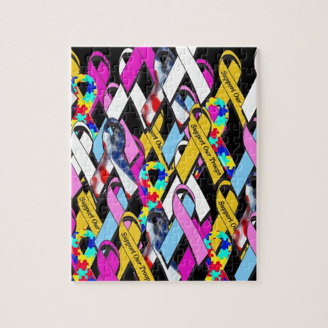 Stötta ett orsakapussel pussel (Vertikal)