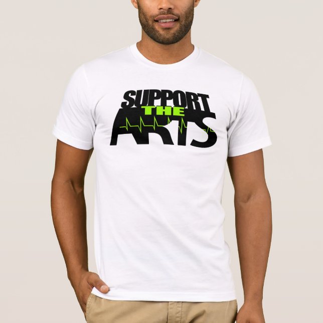 Stötta konsterna t-shirt (Framsida)