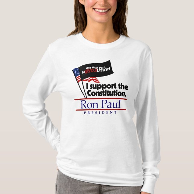 Stötta konstitutionskjortan t-shirt (Framsida)