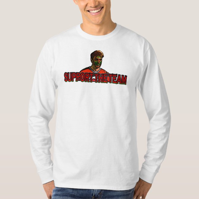 Stötta laget t-shirt (Framsida)