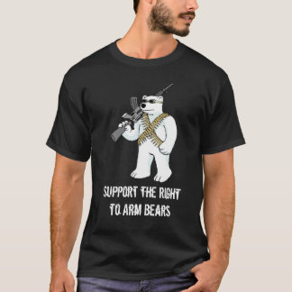 Stötta rakt till armbjörnarna t-shirt