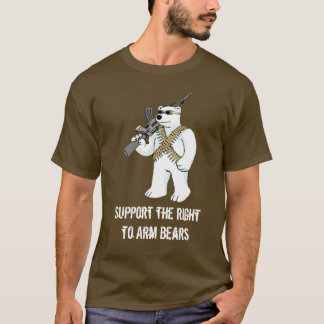Stötta rakt till de skräddarsy armbjörnarna - tee shirt