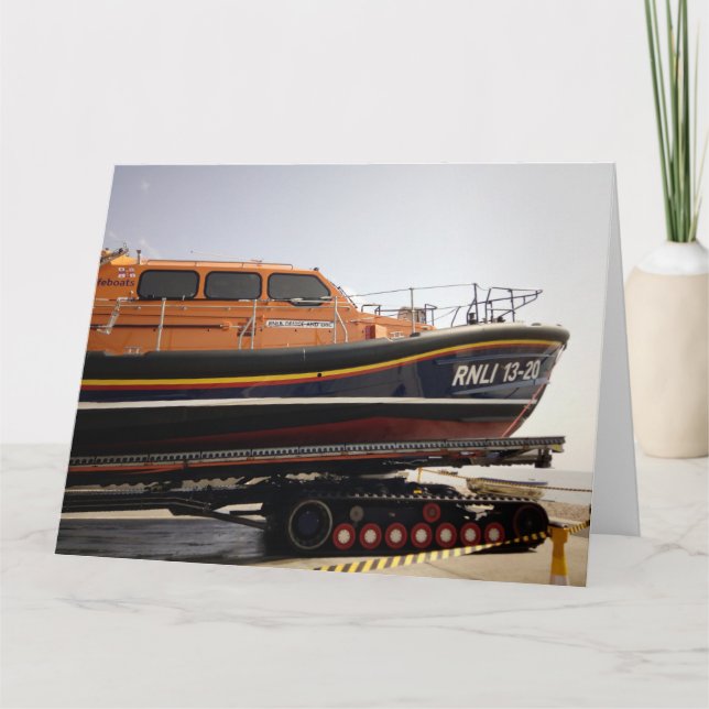 Stötta RNLI Kort (Framsida)