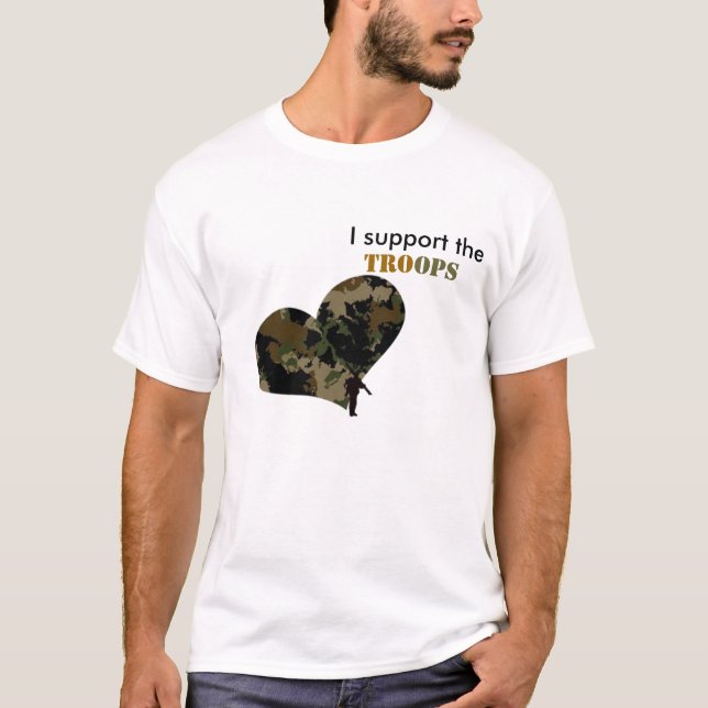 stötta soldaterna tee (Framsida)