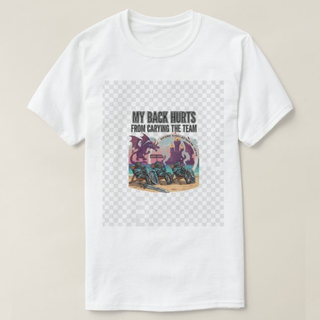 Stötta Teamet T Shirt (Design framsida)