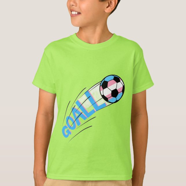 Stötta transfotbollsspelare t shirt (Framsida)
