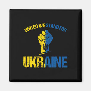 Stötta Ukraina - Förenade Står Vi För Ukraina Ukra Magnet