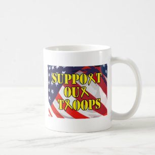 Stötta vår soldatmugg kaffemugg