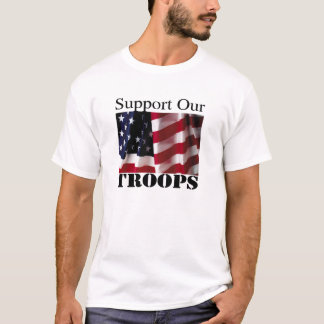 STÖTTA VÅRA SOLDATER T-SHIRT