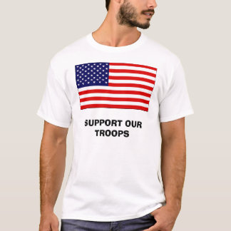 STÖTTA VÅRA SOLDATER T-SHIRT