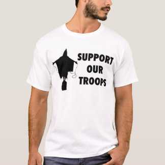 Stötta våra soldater tee shirt