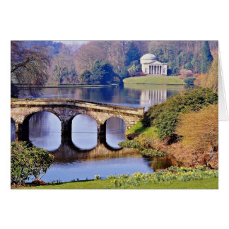 Stourhead Garden, Wiltshire-blommor Hälsningskort