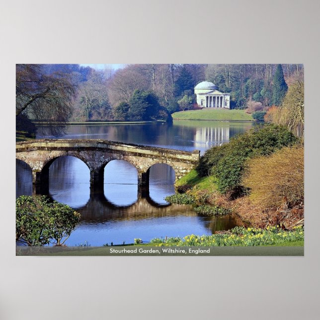 Stourhead Garden, Wiltshire, England Poster (Framsidan)