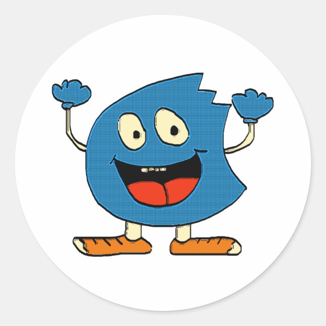 stövel runt klistermärke (Framsida)