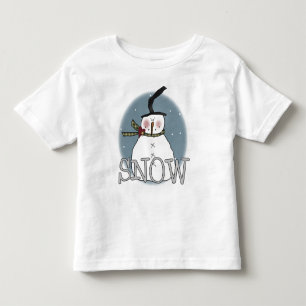 Stovepipe Hat Snögubbe T-shirts och presenter