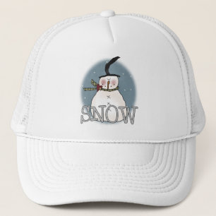 Stovepipe Hat Snögubbe T-shirts och presenter Keps
