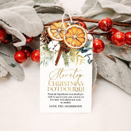 Stovetop Helgdag jul Simmering Potpourri Presentetikett