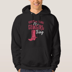 Stövlar bling cowgirl hoodie