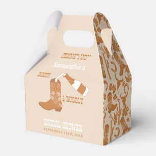 Stövlar Bubbly Rustik Western Country Bröllopsdusc Presentaskar