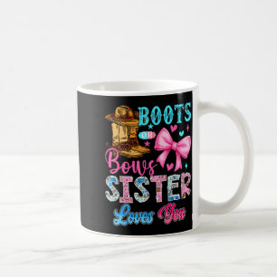 Stövlar Eller Bågar Systern Älskar Dig Köns Avslöj Kaffemugg