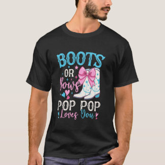 Stövlar eller rosetter Pop Pop älskar dig Matchand T Shirt