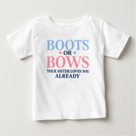 Stövlar eller slöjor Kön Din syster älskar dig T Shirt