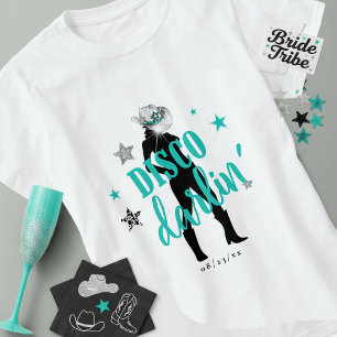 Stövlar 'n Bling Disco Darlin' Teal ID925  T Shirt