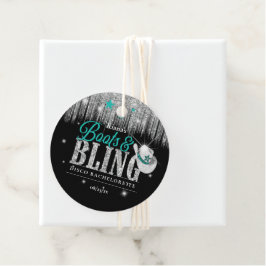 Stövlar 'n Bling Disco Sängkammare Teal ID925 Gåvor Etiketter