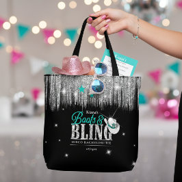 Stövlar 'n Bling Disco Sängkammare Teal ID925 Tygkasse