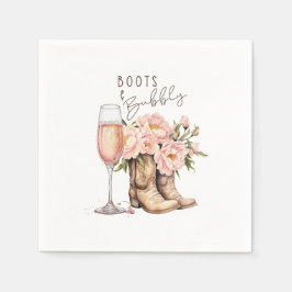 Stövlar och bubbliga servetter