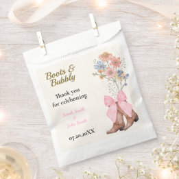 Stövlar och Bubbly Bröllopsdusch