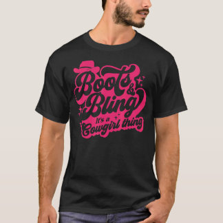 Stövlar Och Glitter Det Är En Cowgirl Grej Western T Shirt