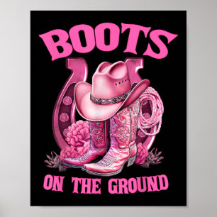 Stövlar På Mark Country Western Cowboy Cowgirl Poster