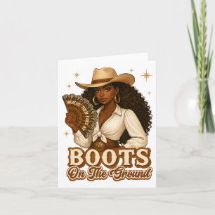 Stövlar På Mark Juneteenth Cowgirl Var De Är Kort