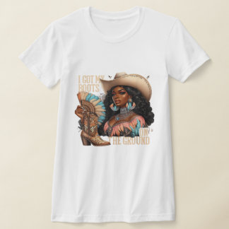 Stövlar på marken t shirt