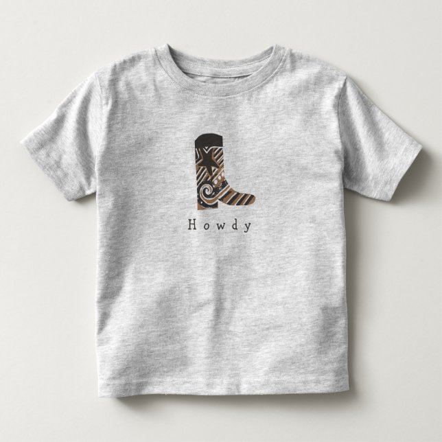 Stövlett-shirt T Shirt (Framsida)