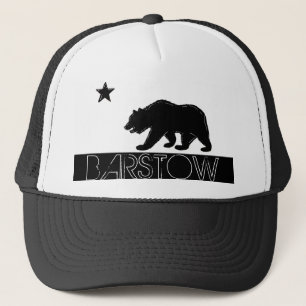 Stow California svartvit flagga Truckerkeps