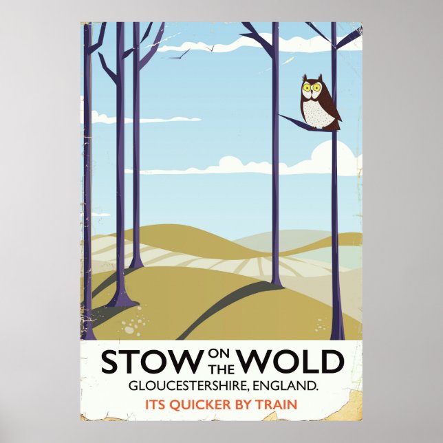 Stow-on-the-Wold,Gloucestershire, England Poster (Framsidan)