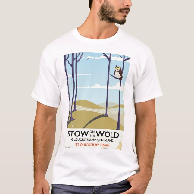 Stow-on-the-Wold,Gloucestershire, England Tee Shirt (Framsida)