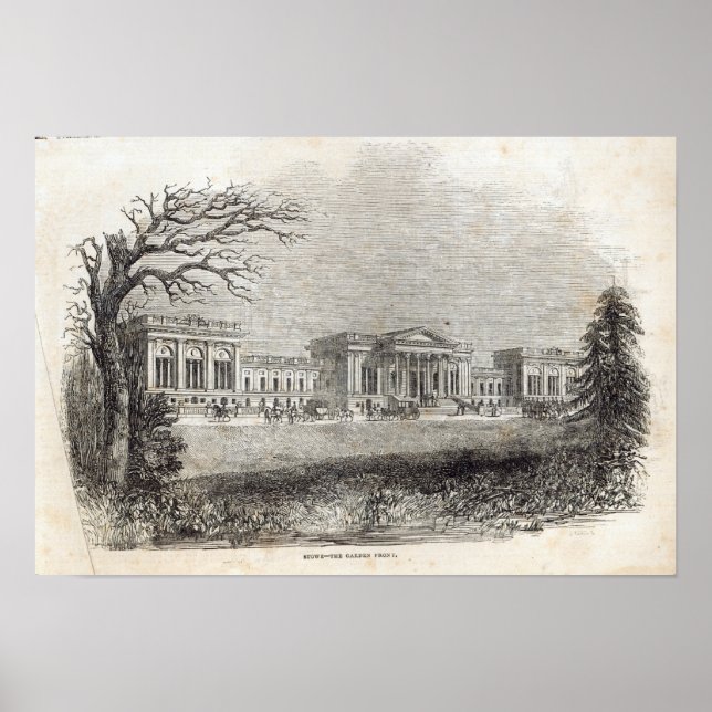 Stowe - Garden Front Poster (Framsidan)