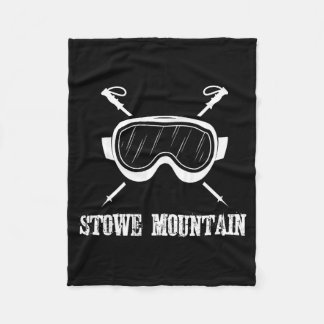 Stowe mountain vermont skidder skidar ski rusticit fleecefilt
