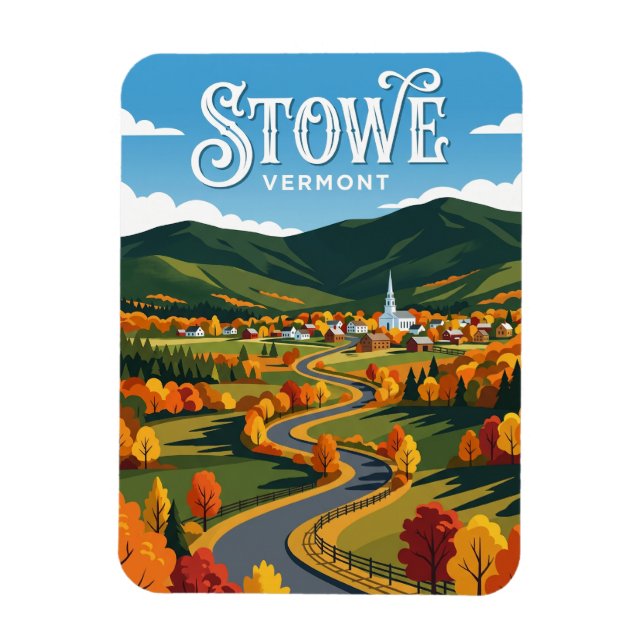 Stowe USA Magnet (Vertikal)