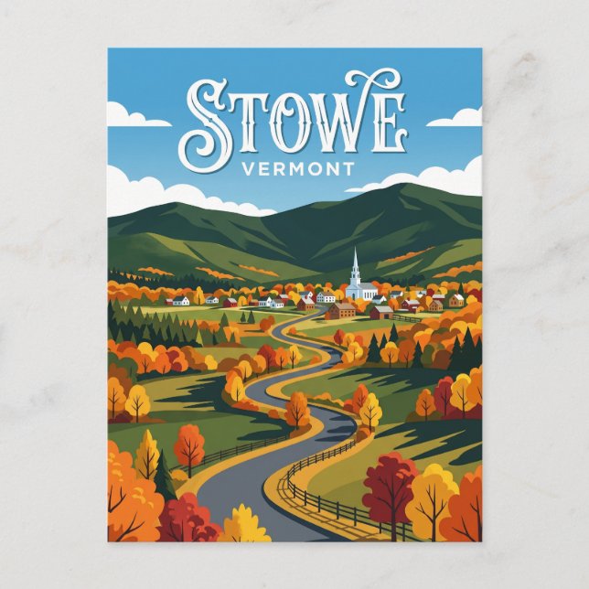 Stowe USA Vykort (Framsida)