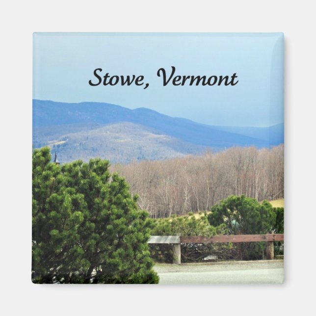 Stowe, Vermont Magnet (Framsidan)
