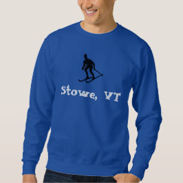 Stowe, VT (Ski Capital of the Öster) Lång Ärmad Tröja
