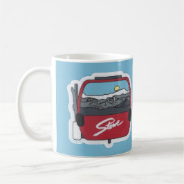 Stowe VT Skiing  Mug Kaffemugg