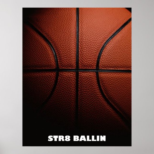 STR8 Ballin Basketball Poster (Framsidan)