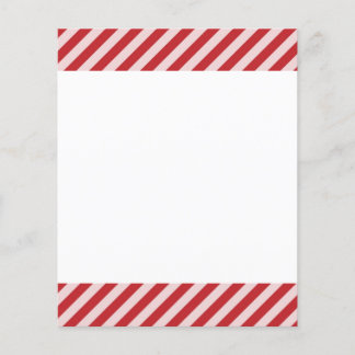 [STR-RD-1] Röd och vit candy cane stripe